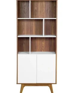Scaffale COLUMBUS 182 cm Marrone/Bianco