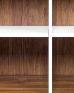 Scaffale COLUMBUS 182 cm Marrone/Bianco