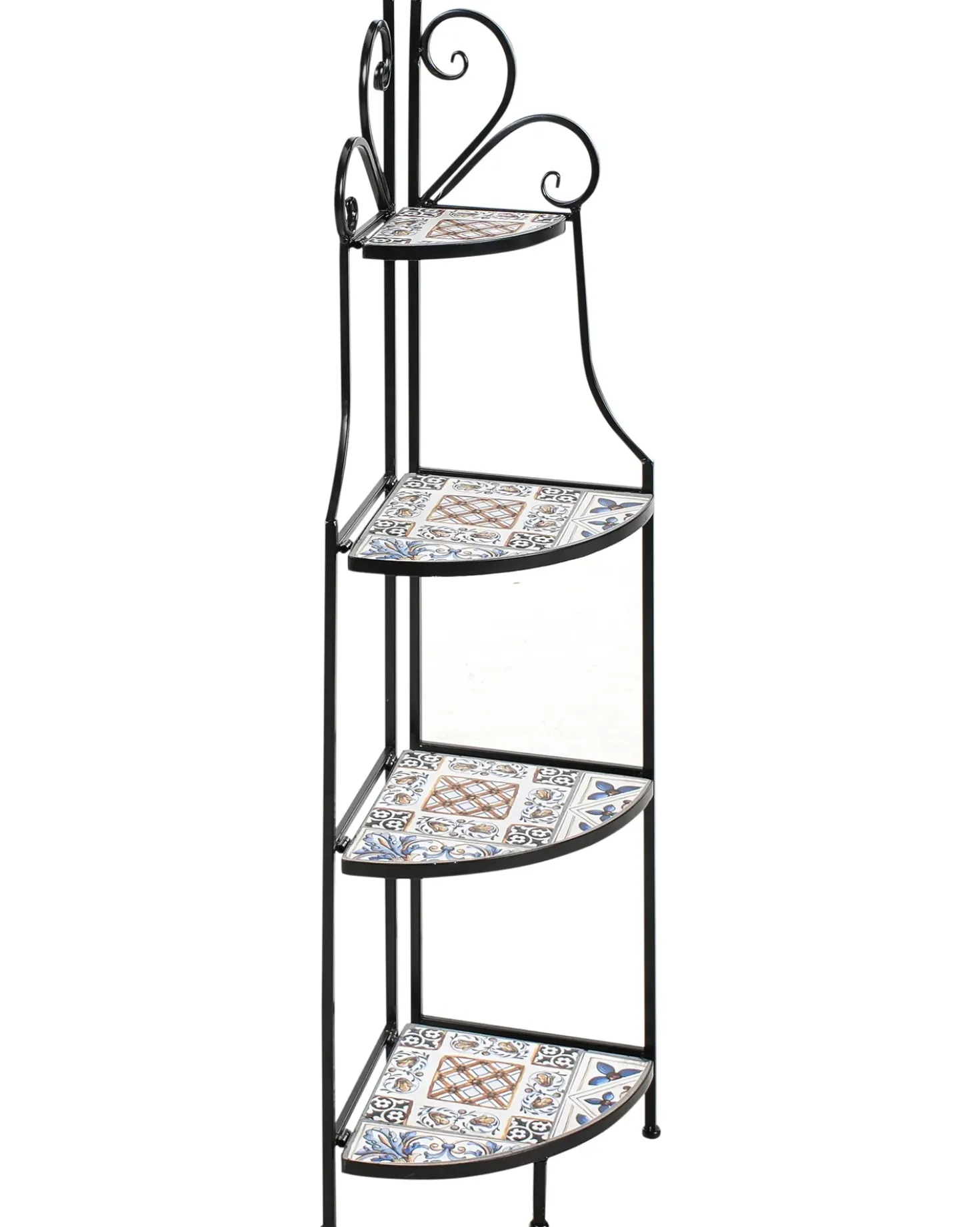 Scaffale FAVARA Metallo 43 cm 32 cm Nero