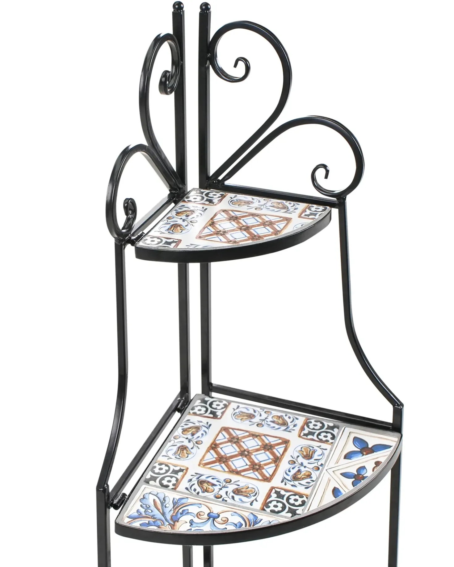Scaffale FAVARA Metallo 43 cm 32 cm Nero