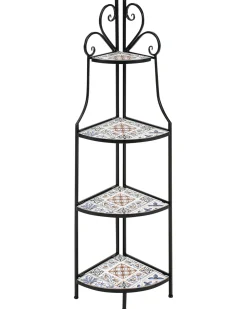 Scaffale FAVARA Metallo 43 cm 32 cm Nero