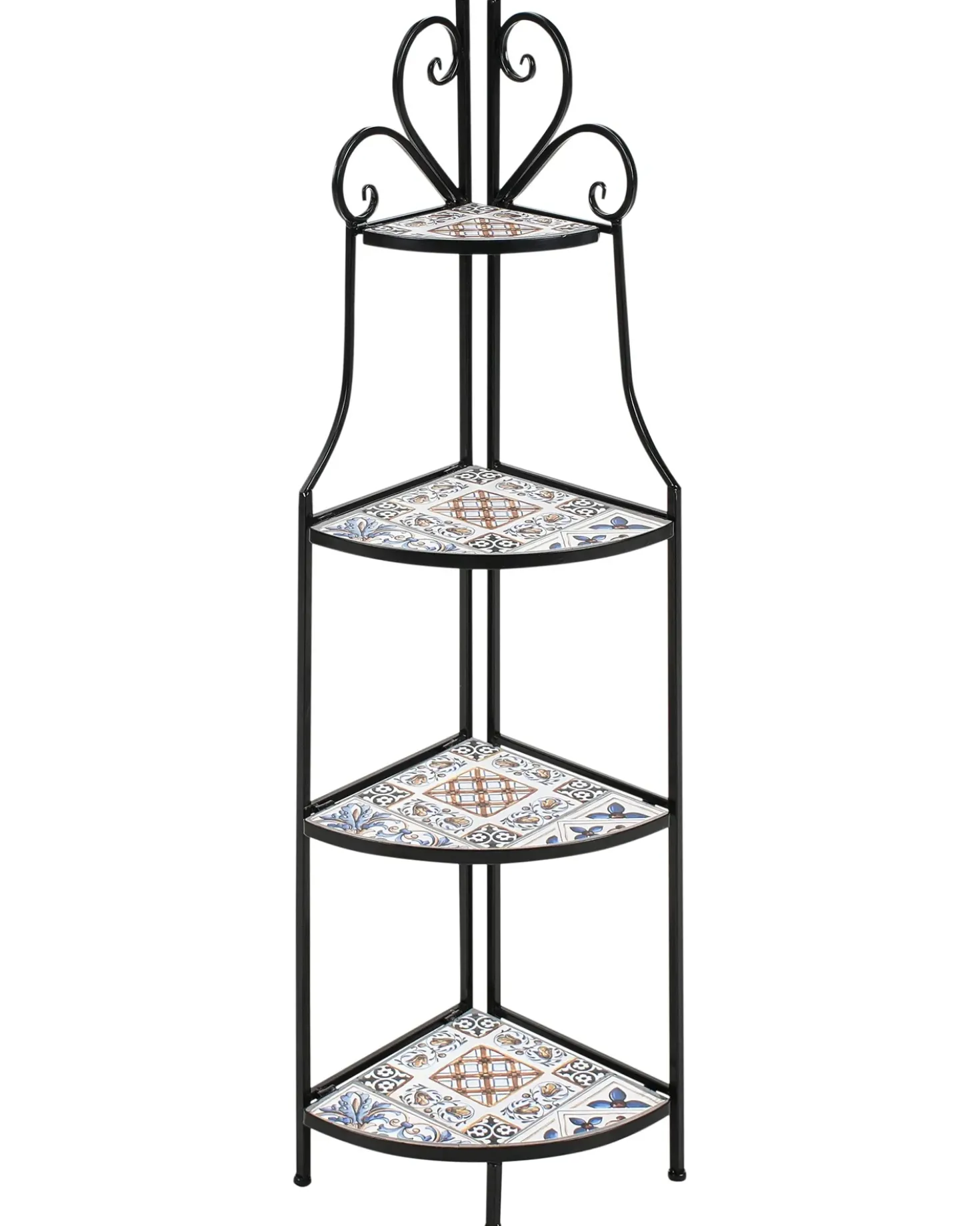 Scaffale FAVARA Metallo 43 cm 32 cm Nero