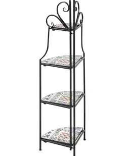 Scaffale FAVARA Metallo 43 cm 32 cm Nero