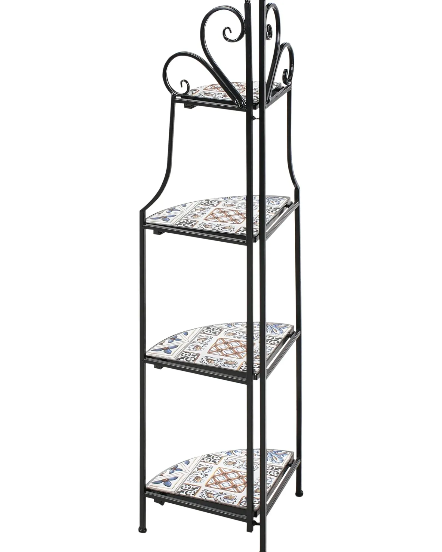 Scaffale FAVARA Metallo 43 cm 32 cm Nero