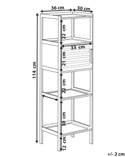 Scaffale LAFAYETTE Bambù Marrone chiaro