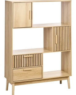 Scaffale LYNWOOD 140 cm Marrone chiaro