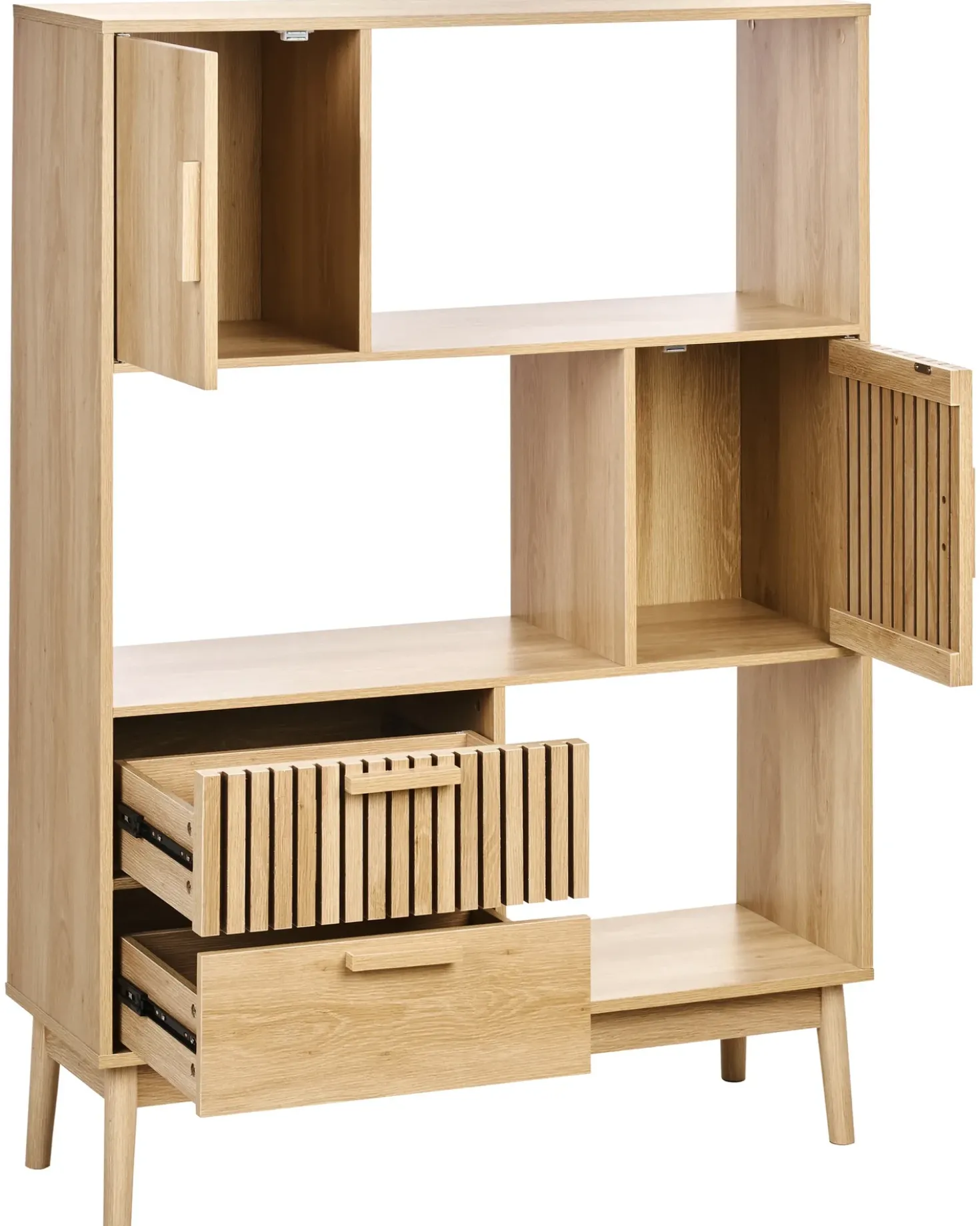Scaffale LYNWOOD 140 cm Marrone chiaro