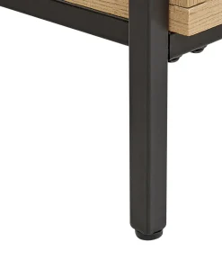 Scaffale MOINES 135 cm Marrone/Nero
