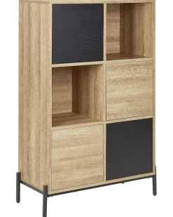 Scaffale MOINES 135 cm Marrone/Nero