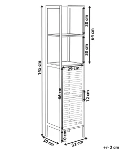 Scaffale OWASSO Bambù Marrone chiaro