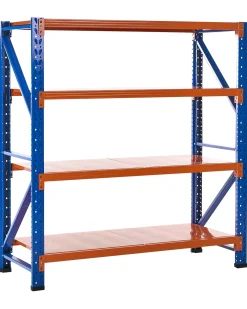 Scaffale per garage FIUGGI Metallo 200 cm 60 cm Arancione