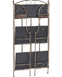 Scaffale VILLADOSE Metallo 60 cm 30 cm Nero