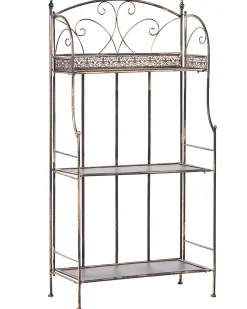 Scaffale VILLADOSE Metallo 60 cm 30 cm Nero