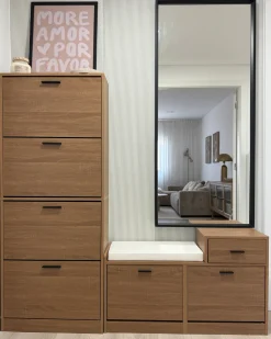 Scarpiera BOWRAL Marrone chiaro