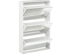 Scarpiera MIDFIELD con contenitore Bianco