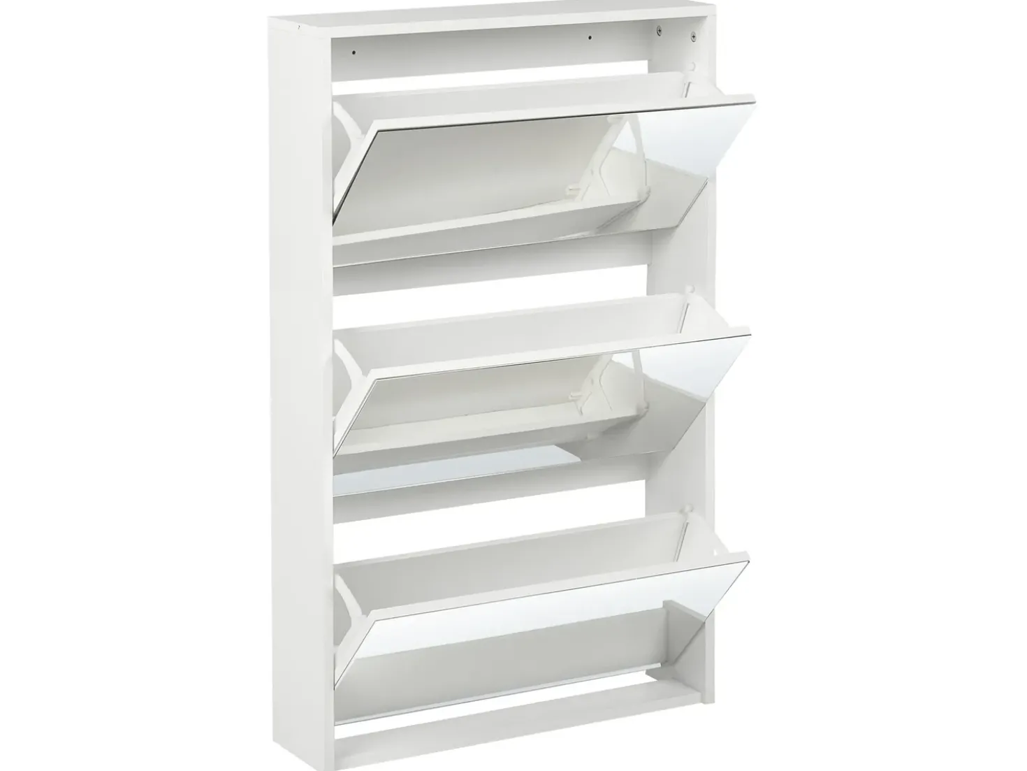 Scarpiera MIDFIELD con contenitore Bianco