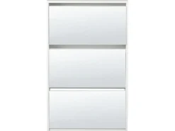 Scarpiera MIDFIELD con contenitore Bianco