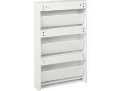 Scarpiera MIDFIELD con contenitore Bianco