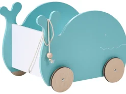 Scatola porta giochi con ruote WOOLI 30 cm Blu