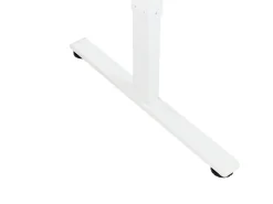 Scrivania angolare regolabile elettricamente DESTINES Nero/Bianco 160 cm 109 cm Lato Sinistro