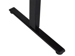 Scrivania angolare regolabile elettricamente DESTINES Nero 160 cm 109 cm Lato Sinistro