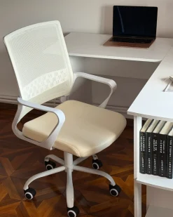 Scrivania angolare SNYDER Bianco 125 cm 125 cm