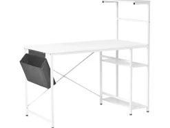 Scrivania ARAMINGO Bianco 120 cm 60 cm con contenitore