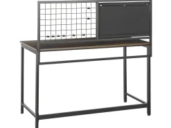 Scrivania con organizer VINCE Nero 118 cm 60 cm