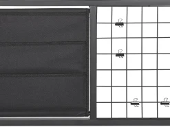 Scrivania con organizer VINCE Nero 118 cm 60 cm