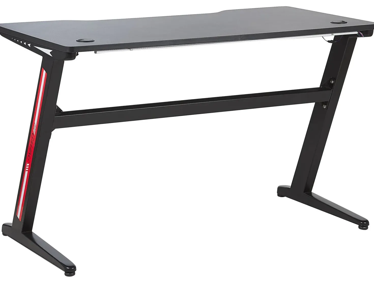 Scrivania da gaming DARFUR Nero 120 cm 60 cm LED RGB
