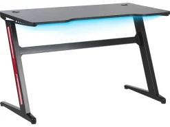 Scrivania da gaming DARFUR Nero 120 cm 60 cm LED RGB
