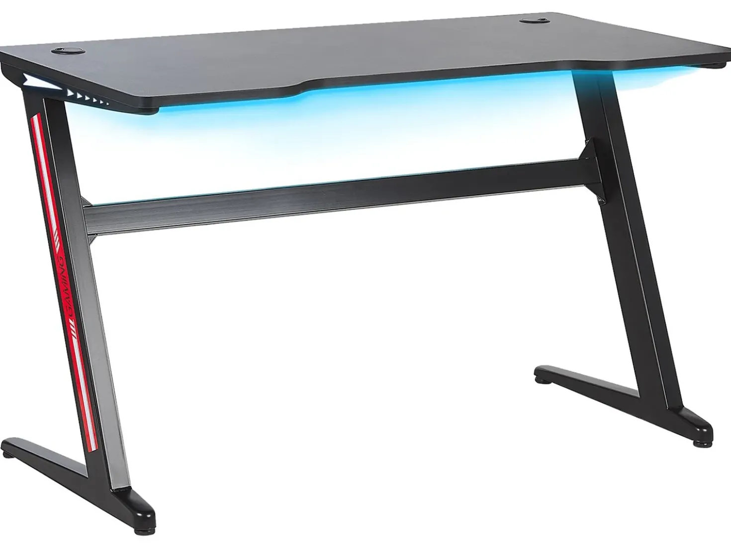 Scrivania da gaming DARFUR Nero 120 cm 60 cm LED RGB