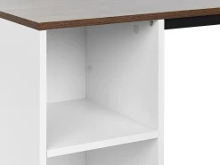 Scrivania DESE Marrone/Bianco 120 cm 60 cm