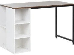 Scrivania DESE Marrone/Bianco 120 cm 60 cm