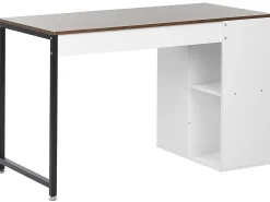 Scrivania DESE Marrone/Bianco 120 cm 60 cm