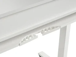Scrivania elettrica regolabile in altezza LUCAMA Bianco 120 cm 60 cm con porta USB