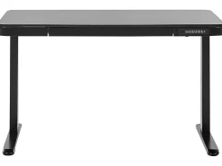 Scrivania elettrica regolabile in altezza KENLY Nero 120 cm 60 cm con porta USB