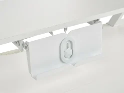 Scrivania elettrica regolabile in altezza WILBANKS Bianco 120 cm 60 cm con porta USB