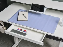Scrivania elettrica regolabile in altezza WILBANKS Bianco 120 cm 60 cm con porta USB