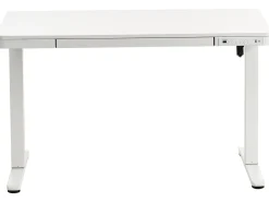 Scrivania elettrica regolabile in altezza PENLY Bianco 120 cm 60 cm con porta USB