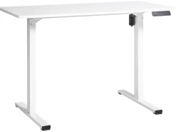 Scrivania elettrica regolabile in altezza TAVARES Bianco 120 cm 60 cm