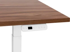 Scrivania elettrica regolabile in altezza DESTINES Marrone/Bianco 180 cm 80 cm
