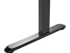 Scrivania elettrica regolabile in altezza KENLY Marrone scuro 120 cm 60 cm con porta USB
