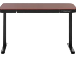 Scrivania elettrica regolabile in altezza KENLY Marrone scuro 120 cm 60 cm con porta USB