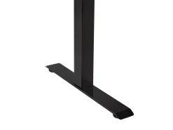 Scrivania elettrica regolabile in altezza DESTINES Nero/Marrone chiaro 180 cm 72 cm