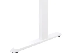 Scrivania elettrica regolabile in altezza KENLY Marrone/Bianco 120 cm 60 cm con porta USB