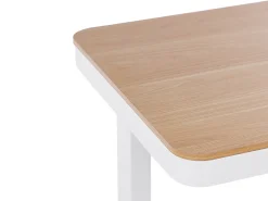 Scrivania elettrica regolabile in altezza KENLY Marrone/Bianco 120 cm 60 cm con porta USB