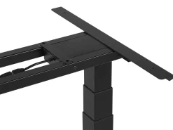 Scrivania elettrica regolabile in altezza DESTIN II Nero 160 cm 72 cm