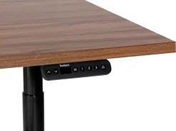 Scrivania elettrica regolabile in altezza DESTINAS Marrone/Nero 180 cm 80 cm