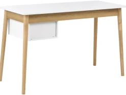 Scrivania FENESTRA Marrone chiaro/Bianco 120 cm 50 cm